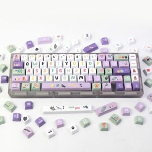 GMK+ Kawaii Purple XDA Custom Keycap Set