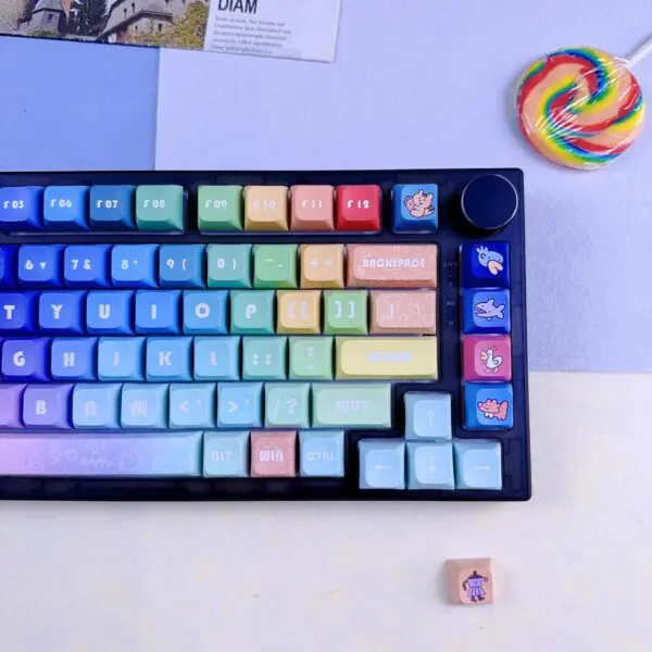 GMK+ Rainbow XDA Custom Keycap Set - Image 3
