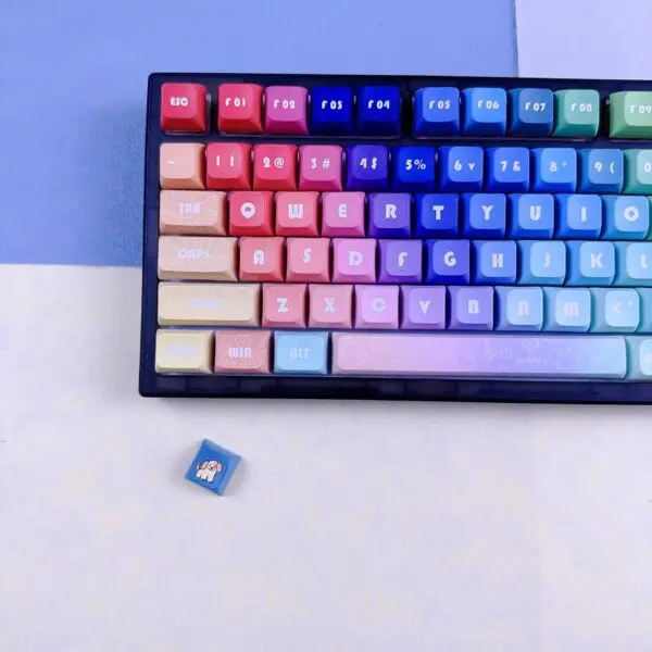 GMK+ Rainbow XDA Custom Keycap Set - Image 2