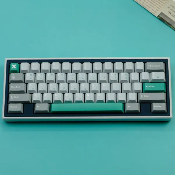 GMK+ Dusty Green Cherry Custom Keycap Set - Image 6