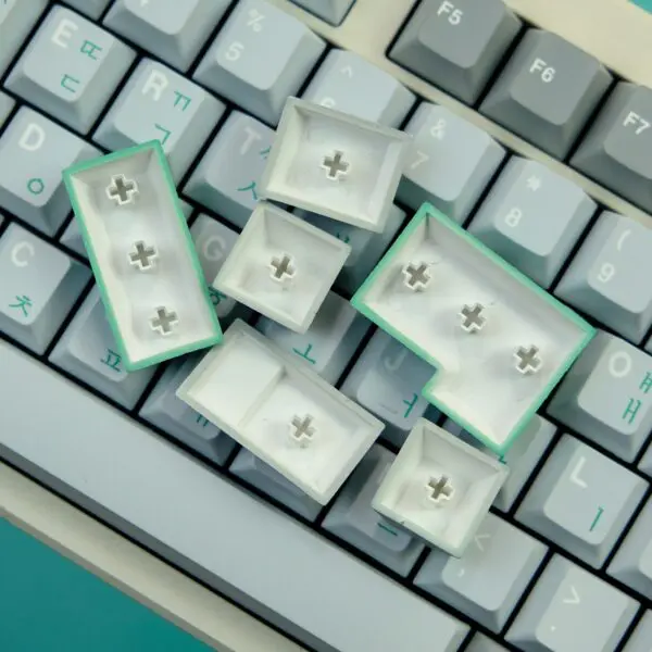 GMK+ Dusty Green Cherry Custom Keycap Set - Image 4