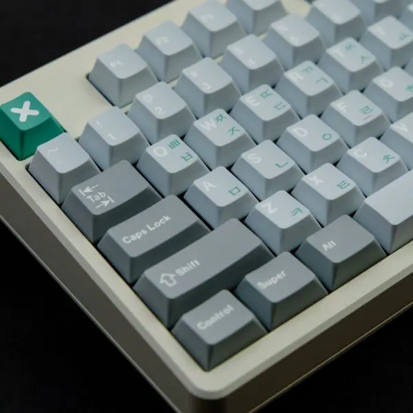 GMK+ Dusty Green Cherry Custom Keycap Set - Image 2
