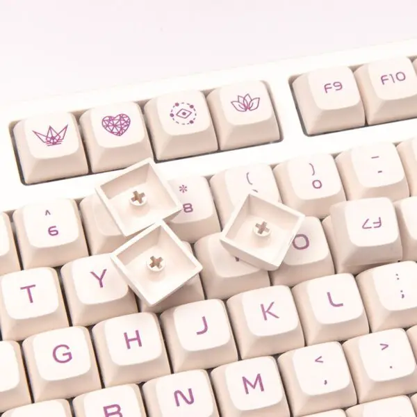 GMK+ Soft Gold XDA Custom Keycap Set - Image 3