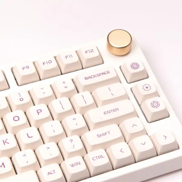 GMK+ Soft Gold XDA Custom Keycap Set - Image 4