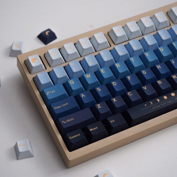 GMK+ Blue Gradient Cherry Custom Keycap Set - Image 2