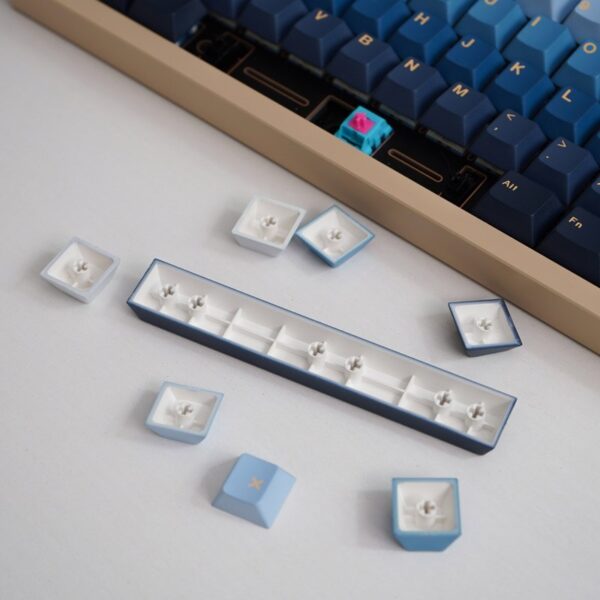 GMK+ Blue Gradient Cherry Custom Keycap Set - Image 3