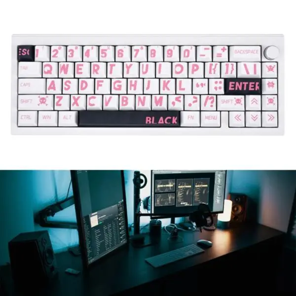 GMK+ Pink Rockstar XDA Custom Keycap Set - Image 3