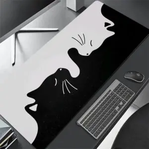 GMK+ Yin Cat Yang Custom Desk Mat