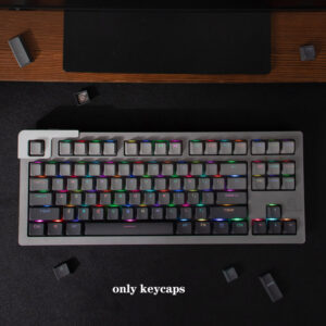 GMK+ Black Grey OEM Custom Keycaps Set