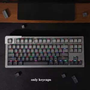 GMK+ Black Grey OEM Custom Keycaps Set