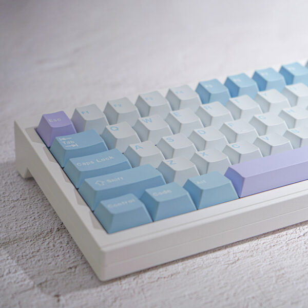 GMK+ Pastel Blue Cherry Custom Keycap Set - Image 2