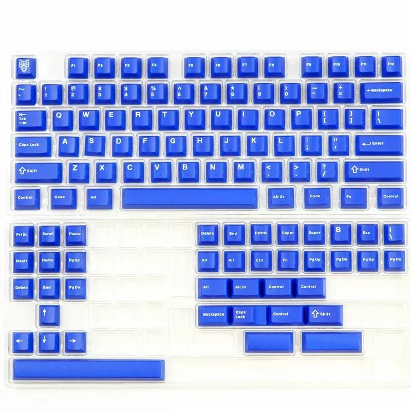 GMK+ Intense Blue Cherry Custom Keycap Set