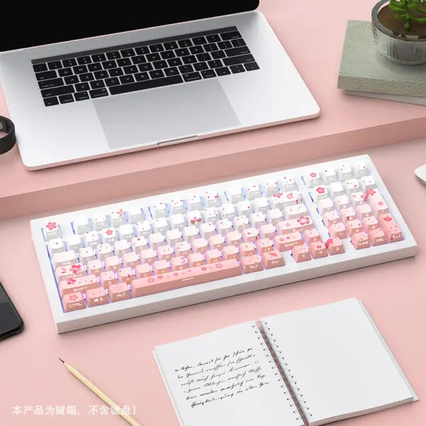 GMK+ Sakura Flower OEM Custom Keycap Set - Image 2
