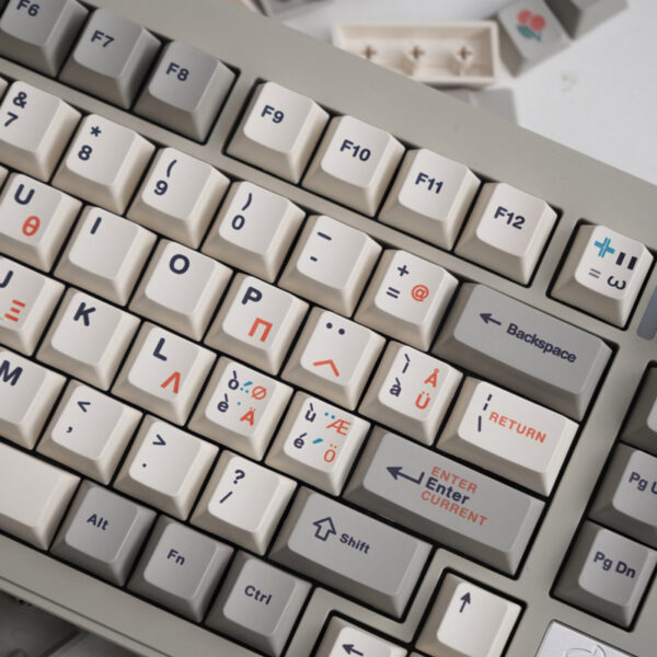 GMK+ Minimalist Beige Cherry Custom Keycap Set - Image 2