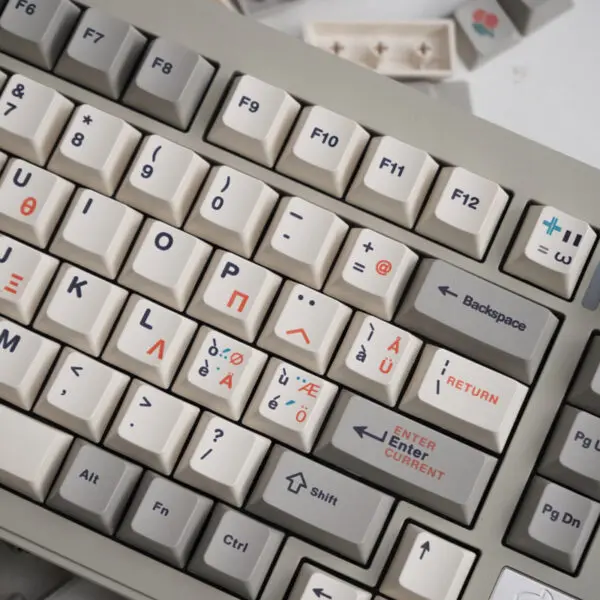 GMK+ Minimalist Beige Cherry Custom Keycap Set - Image 2