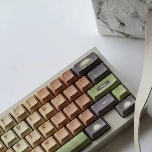 GMK+ Dark Brown KCA Custom Keycap Set - Image 3