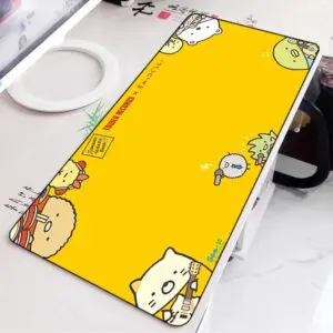 GMK+ Yellow Cute Animals Custom Desk Mat