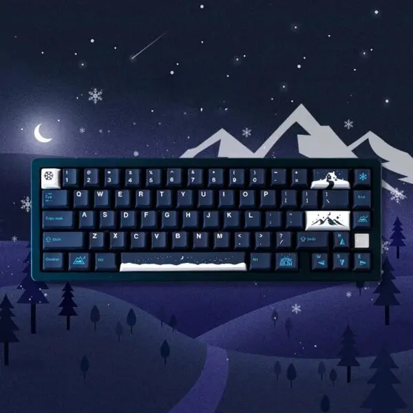 GMK+ Frosty Cherry Custom Keycap Set