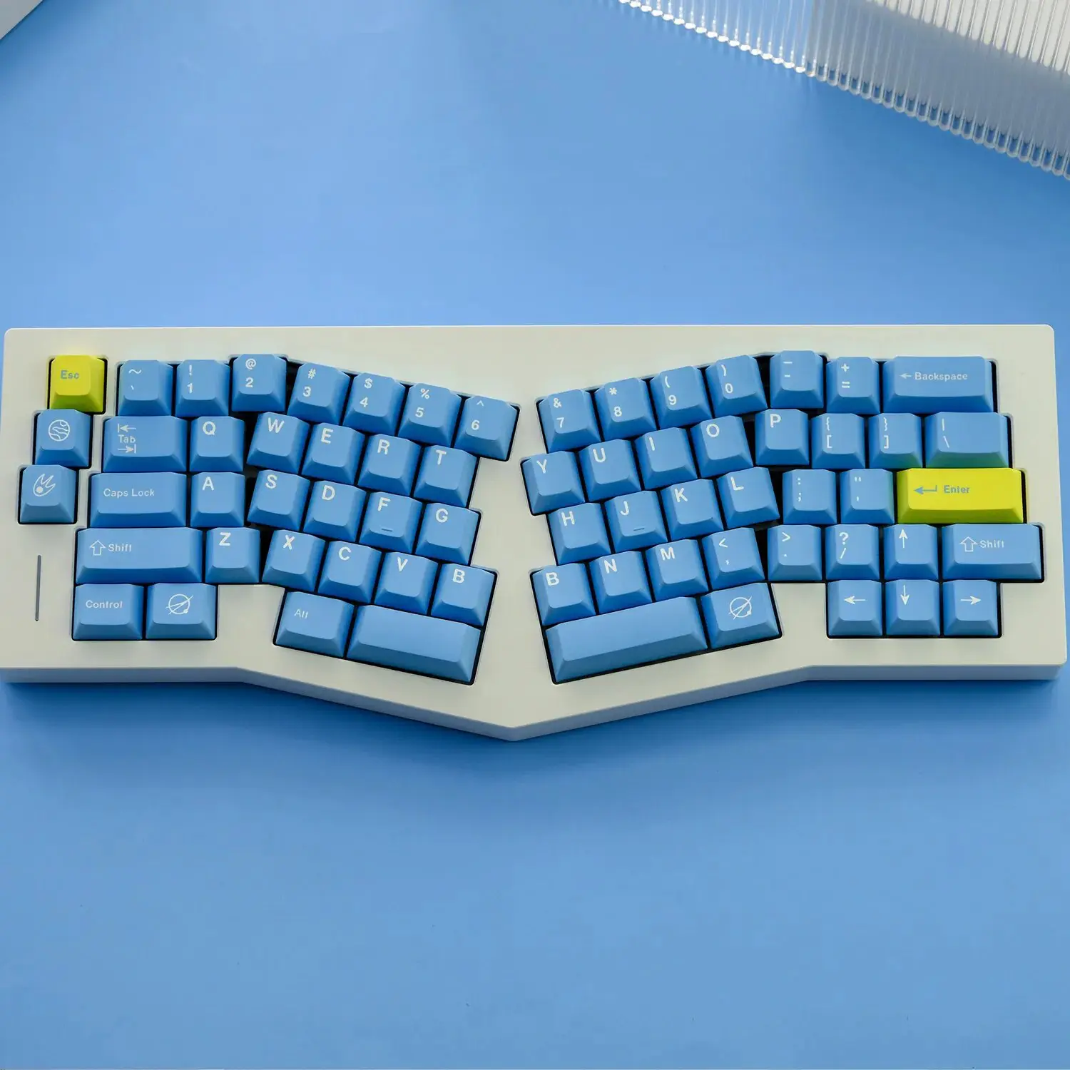 GMK Godspeed-Teclado mecánico con sublimación, teclas con perfil de cereza en inglés, PBT, GK61 MX para interruptor/64/68/75/84/87/96