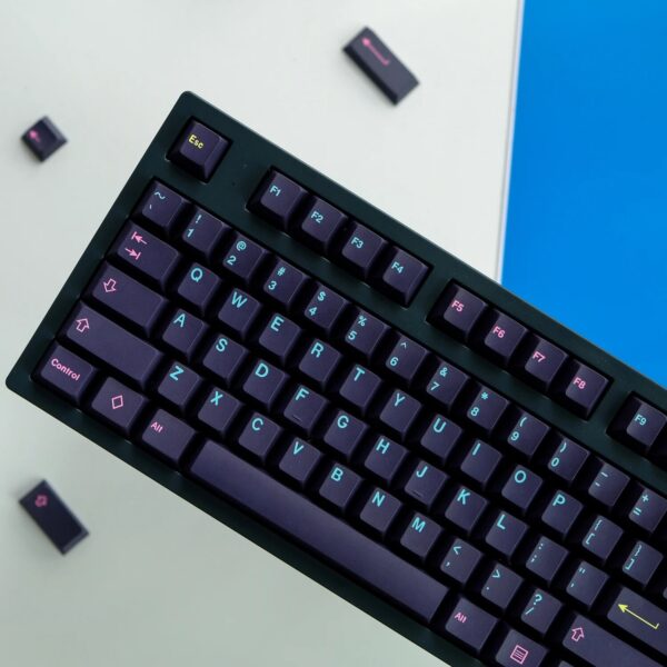 GMK+ Dark Purple Cherry Custom Keycap Set - Image 4