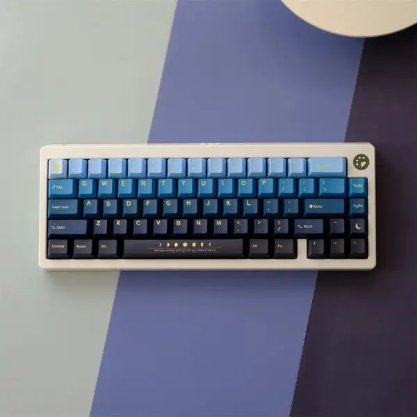 GMK+ Blue Degraded Cherry Custom Keycap Set