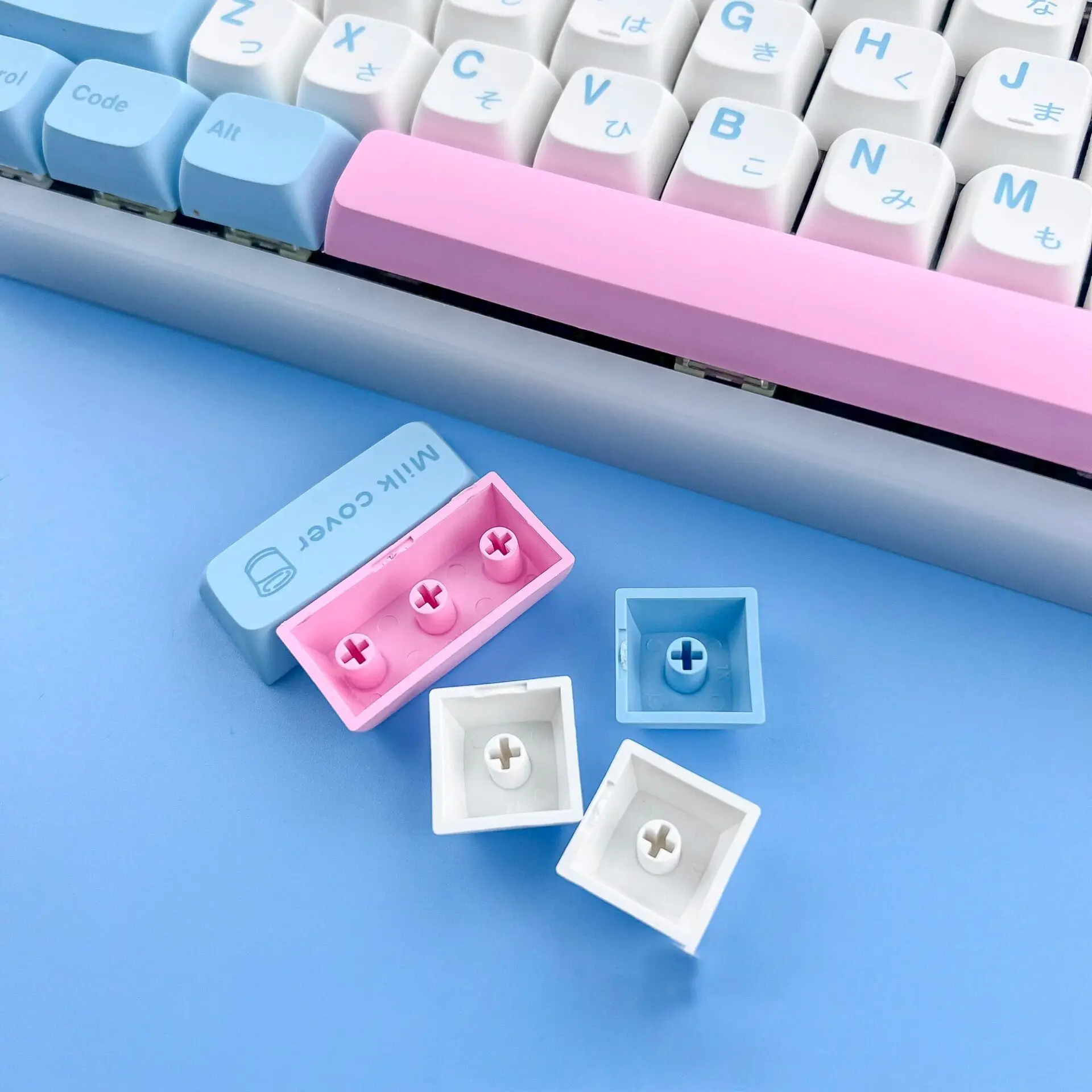 GMK+ Cute Pastel Colors Cherry Custom Keycap Set