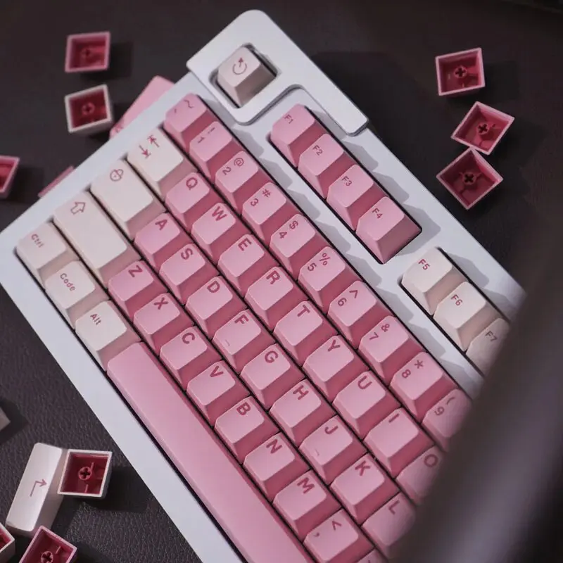 Arnia-Teclado mecánico ABS de dos colores, accesorio de 125 teclas, perfil cherry, para 60/61/64/65/68/75/84/87/96 98/104/108/