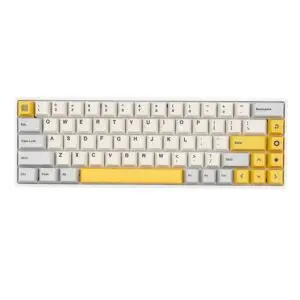 GMK+ Yellow Highlight Cherry Custom Keycap Set