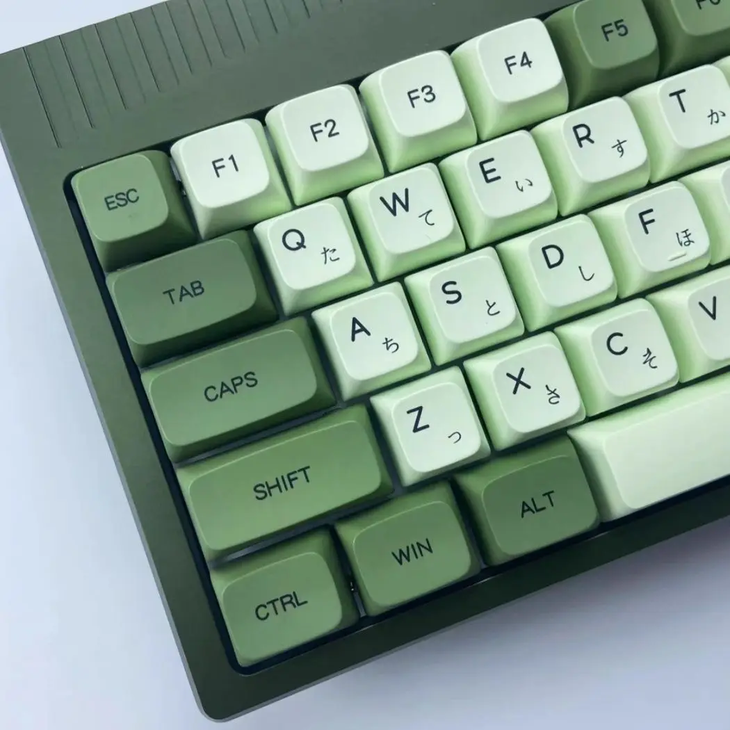 Teclas XDA Profile PBT para Gamer, teclas para Apple Gaming MAC Cherry MX, teclas blancas japonesas, Teclado mecánico personalizado DIY