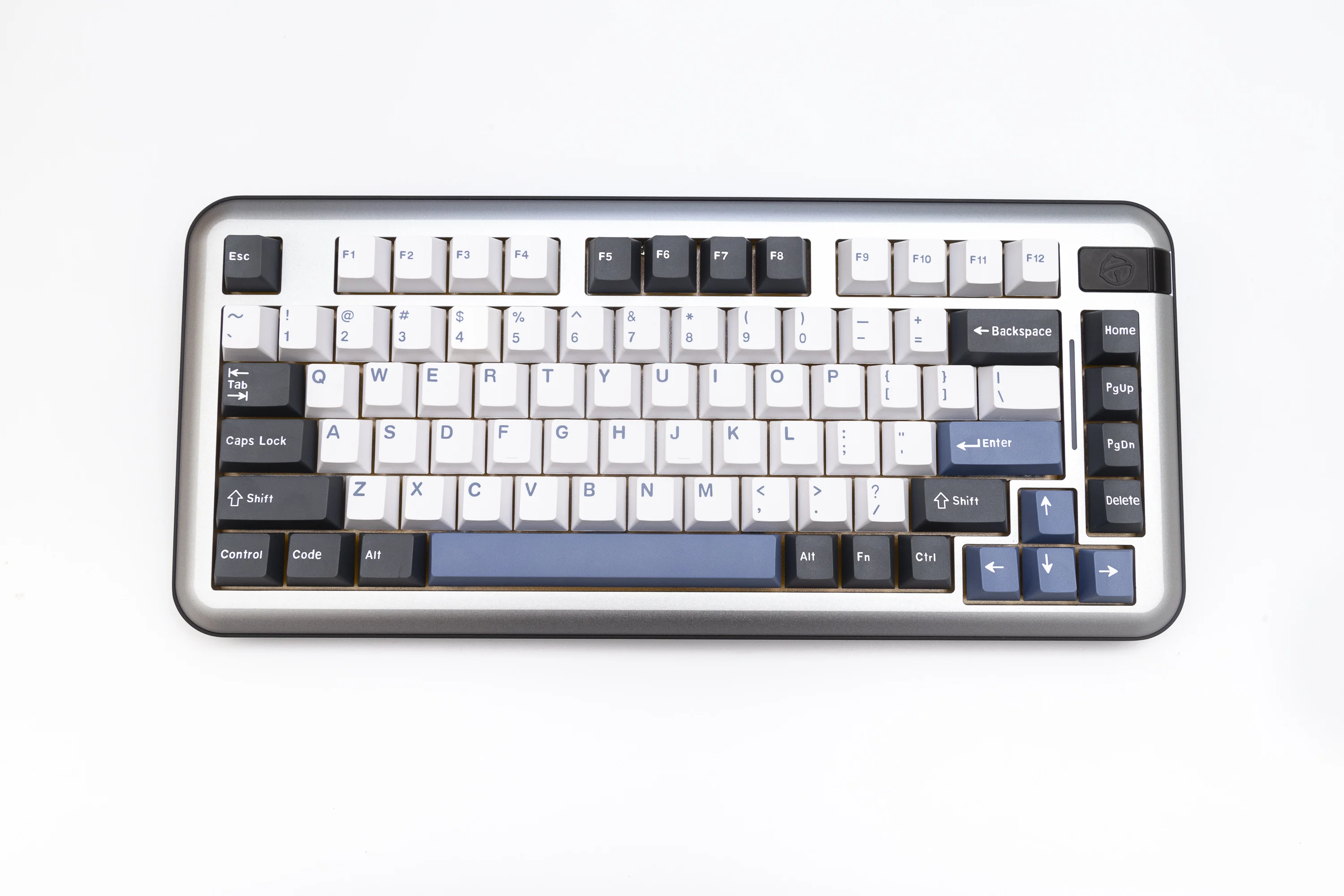 Arctic GMK-teclas de doble disparo PBT para teclado mecánico MX Switch, teclas ISO, color blanco y negro, 173 teclas, perfil Cherry, DIY