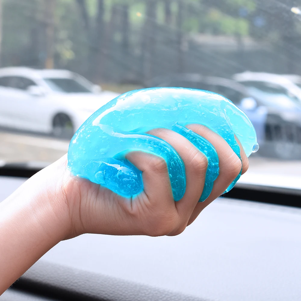 Gel de limpieza Interior de coche, máquina de limo, ventilación automática, removedor de polvo mágico, pegamento, teclado de ordenador, suministros de limpiador de suciedad