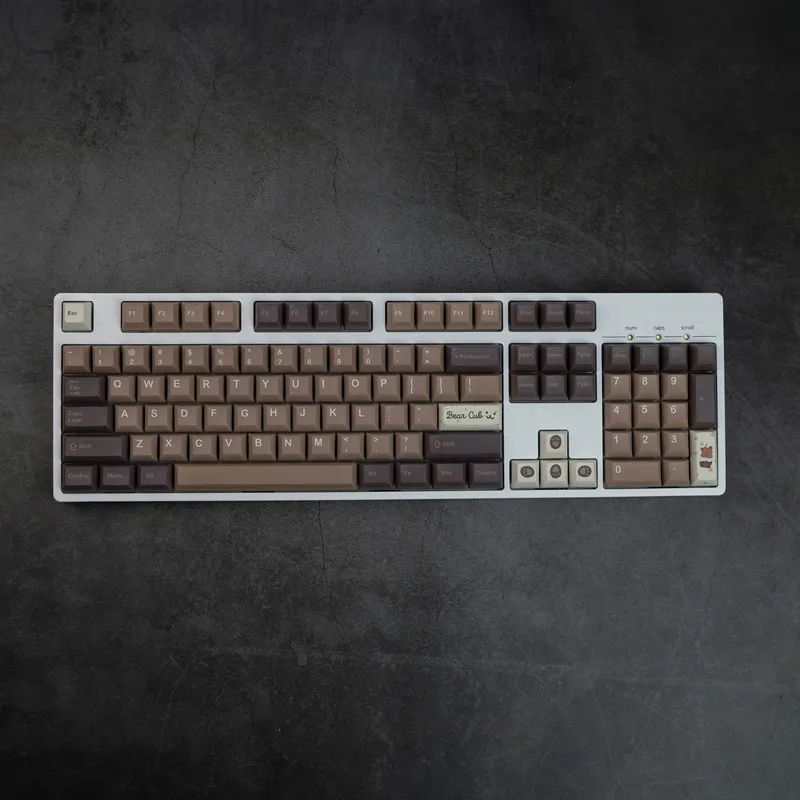 GMK+ Brown Bear KCA Custom Keycap Set