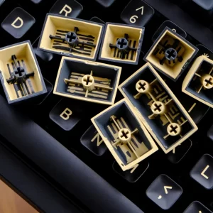 GMK+ Golden SA Custom Keycap Set
