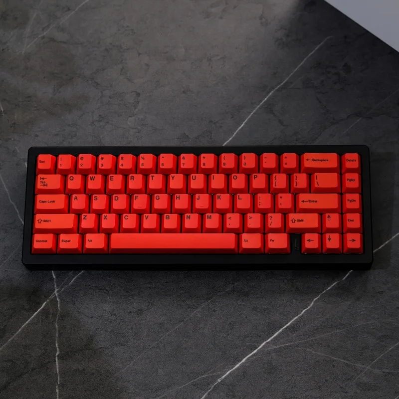 GMK+ Bright Red Cherry Custom Keycap Set