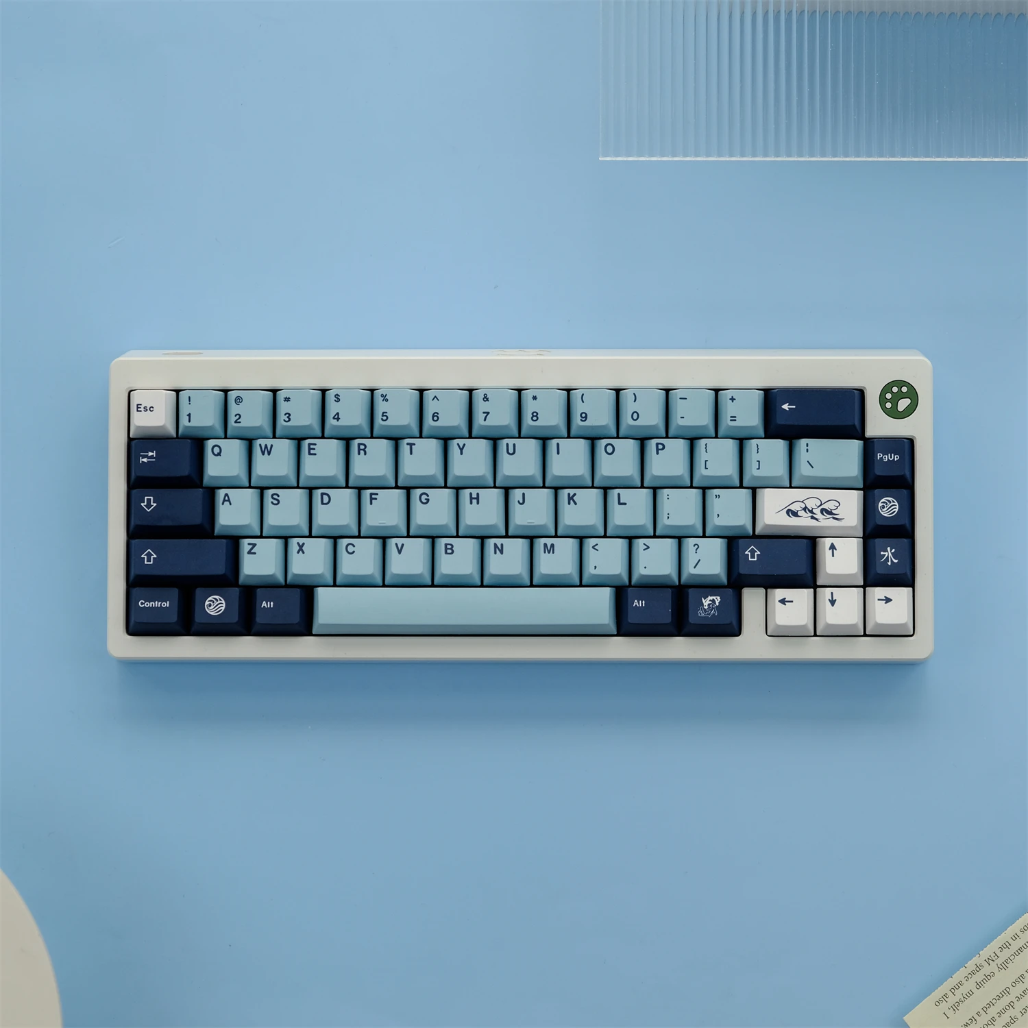 GMK+ Oceanic Waves Cherry Custom Keycap Set