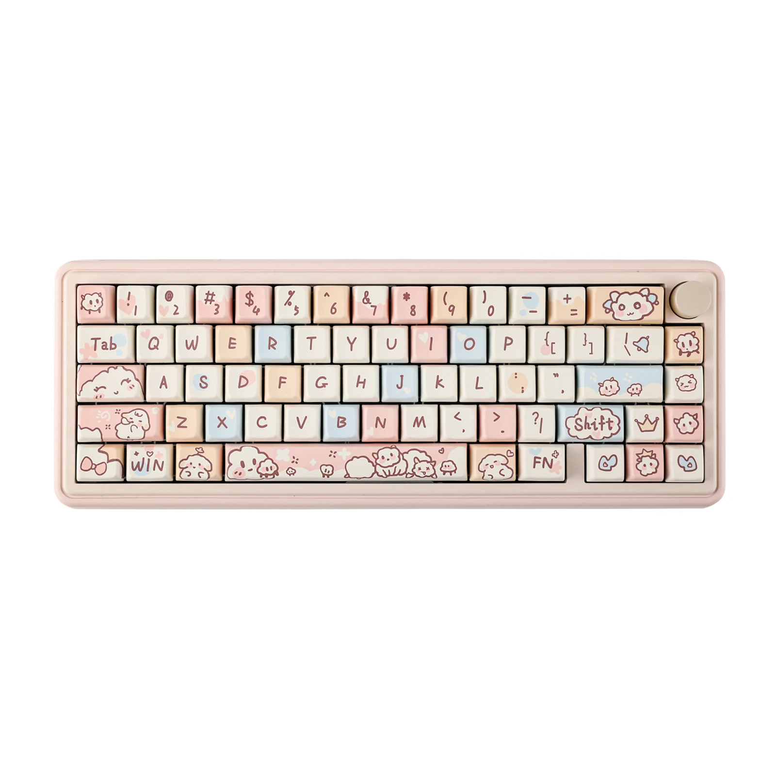 GMK+ Anime Peachy Full Mechanical Keyboard