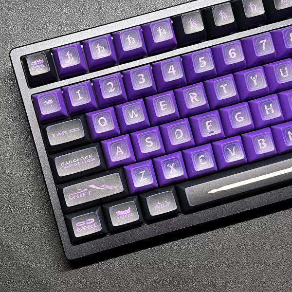 GMK+ Nightwish Purple KCA Custom Keycap Set - Image 2