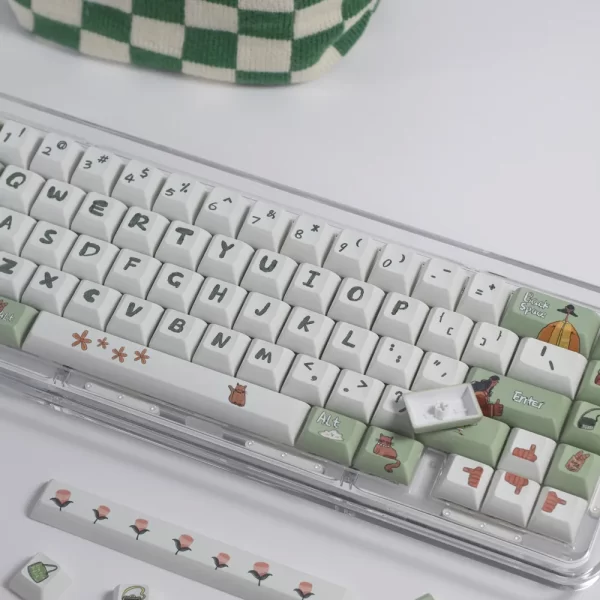 GMK+ Green Spring KCA Custom Keycap Set - Image 3