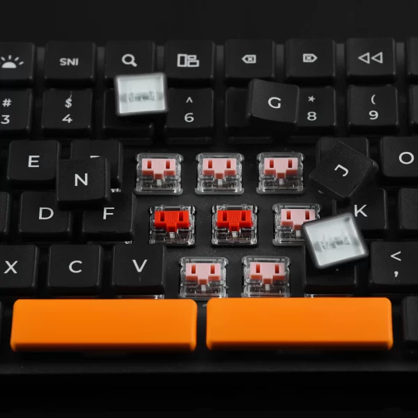 GMK+ Smooth Black MDA Custom Keycap Set - Image 3