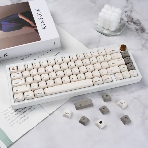 GMK+ White Minimalist MA Custom Keycap Set - Image 3