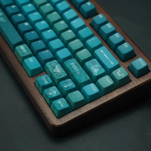 GMK+ Green Sun MDA Custom Keycap Set - Image 4