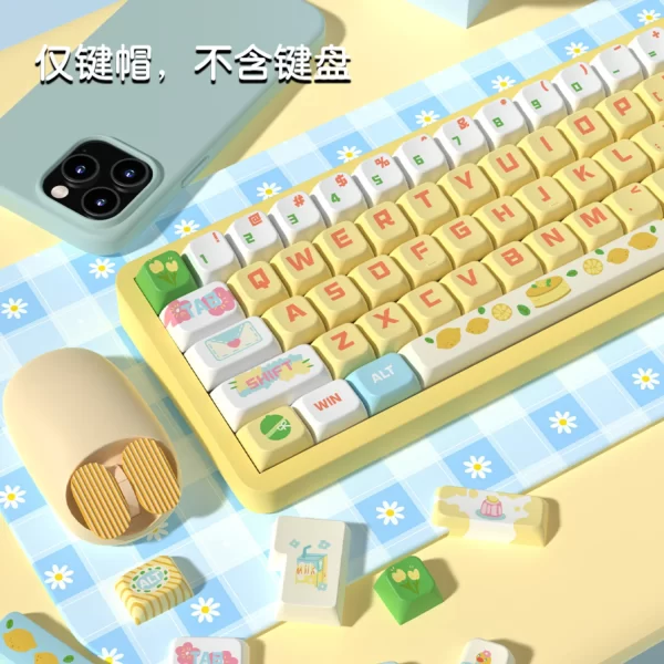 GMK+ Salt Lemon MDA Custom Keycap Set - Image 3
