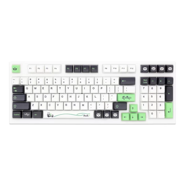 GMK+ Green White MDA Custom Keycap Set