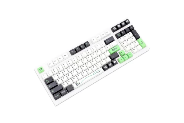 GMK+ Green White MDA Custom Keycap Set - Image 2