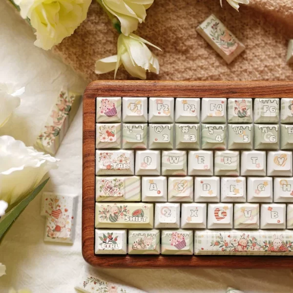GMK+ Cute Pinellia KCA Custom Keycap Set - Image 3