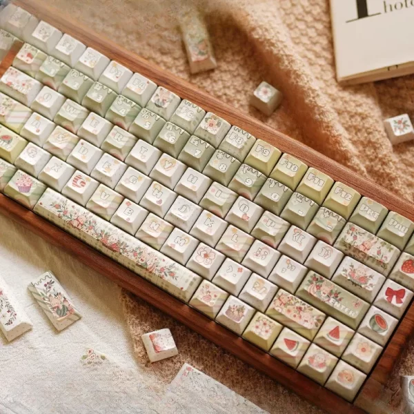 GMK+ Cute Pinellia KCA Custom Keycap Set - Image 2