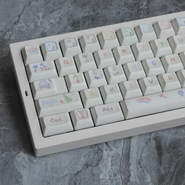 GMK+ Egg Shell KCA Custom Keycap Set - Image 3