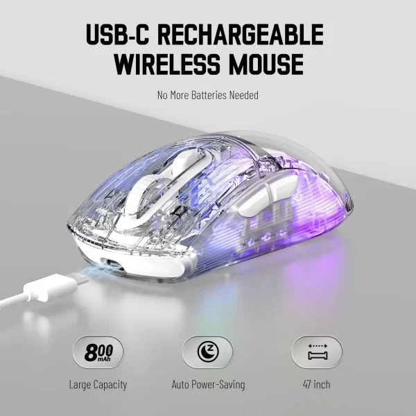 GMK+ ATTACK SHARK Gaming Mouse - Image 3
