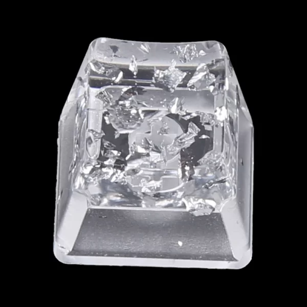 GMK+ Transparent Silver Foil Keycap - Image 3
