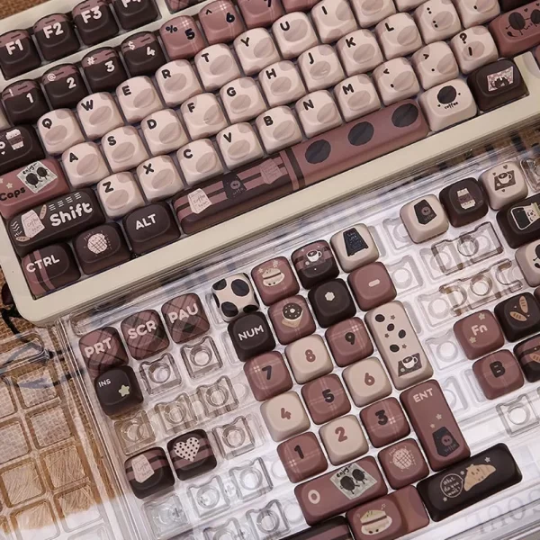 GMK+ Coffee Bean MDA Custom Keycap Set - Image 2